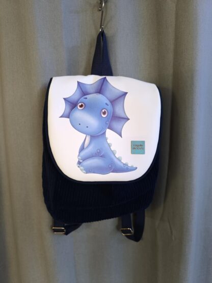 Sac Krapona Dino bleu